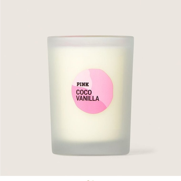 Victoria's Secret Pink Coco Vanilla Scented Candle Single Wick 6.3 oz Brand New - Picture 2 of 3